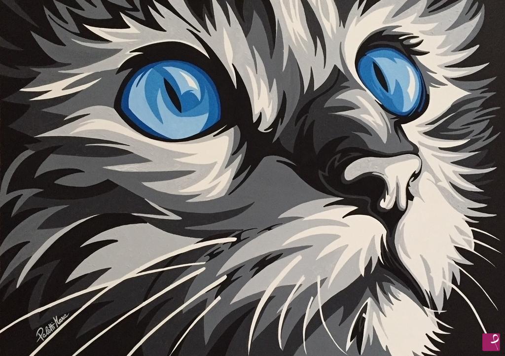 quadri in vendita online - "...chi potrebbe pensare che non ci sia un'anima dietro quegli occhi lucenti?"