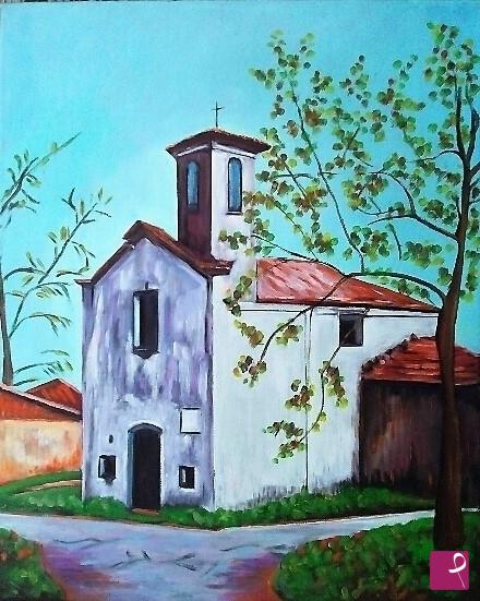 quadri in vendita online - CHIESA VECCHIA - PARUZZARO (2016)