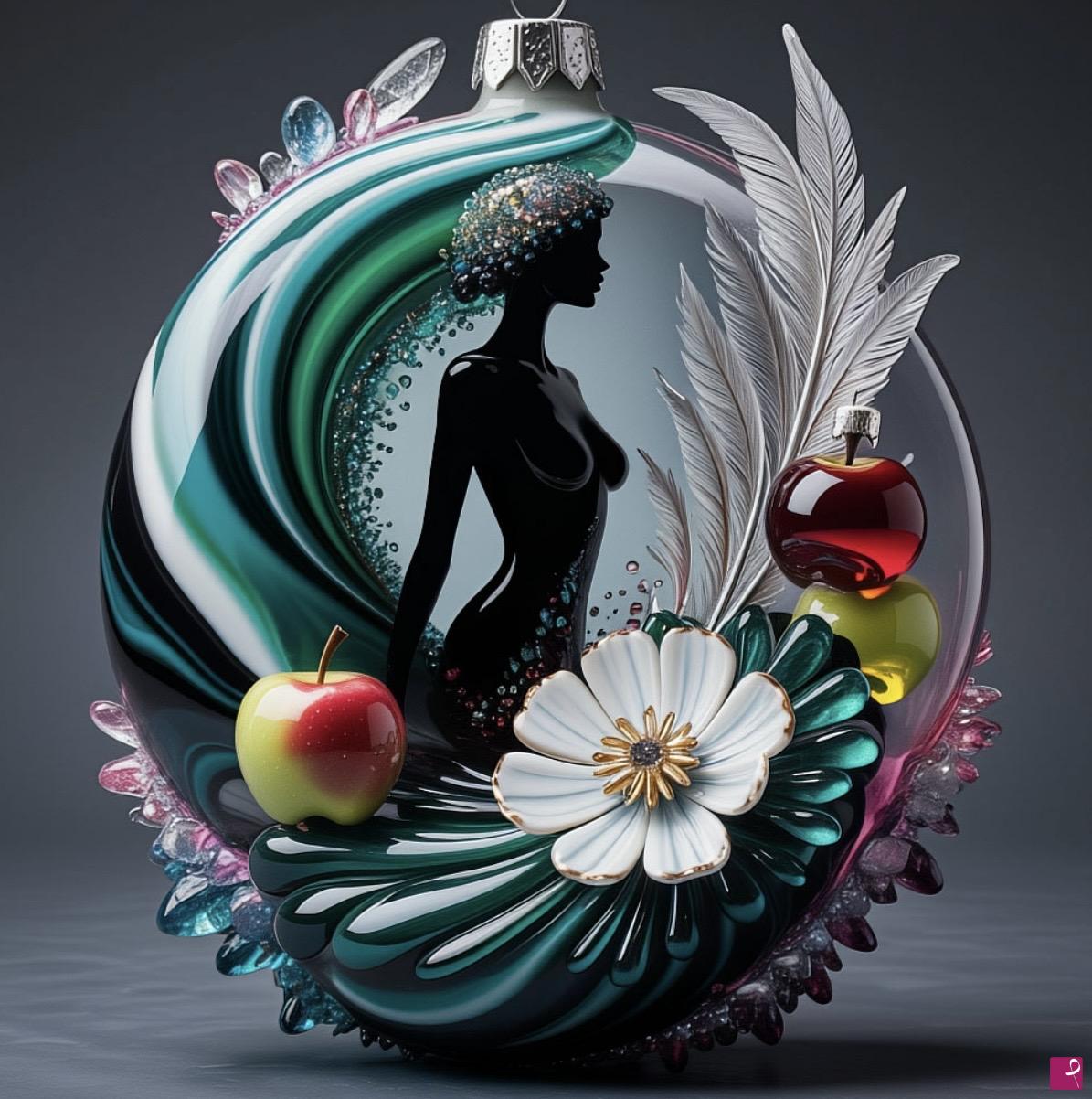 quadri in vendita online - Christmas tree toy