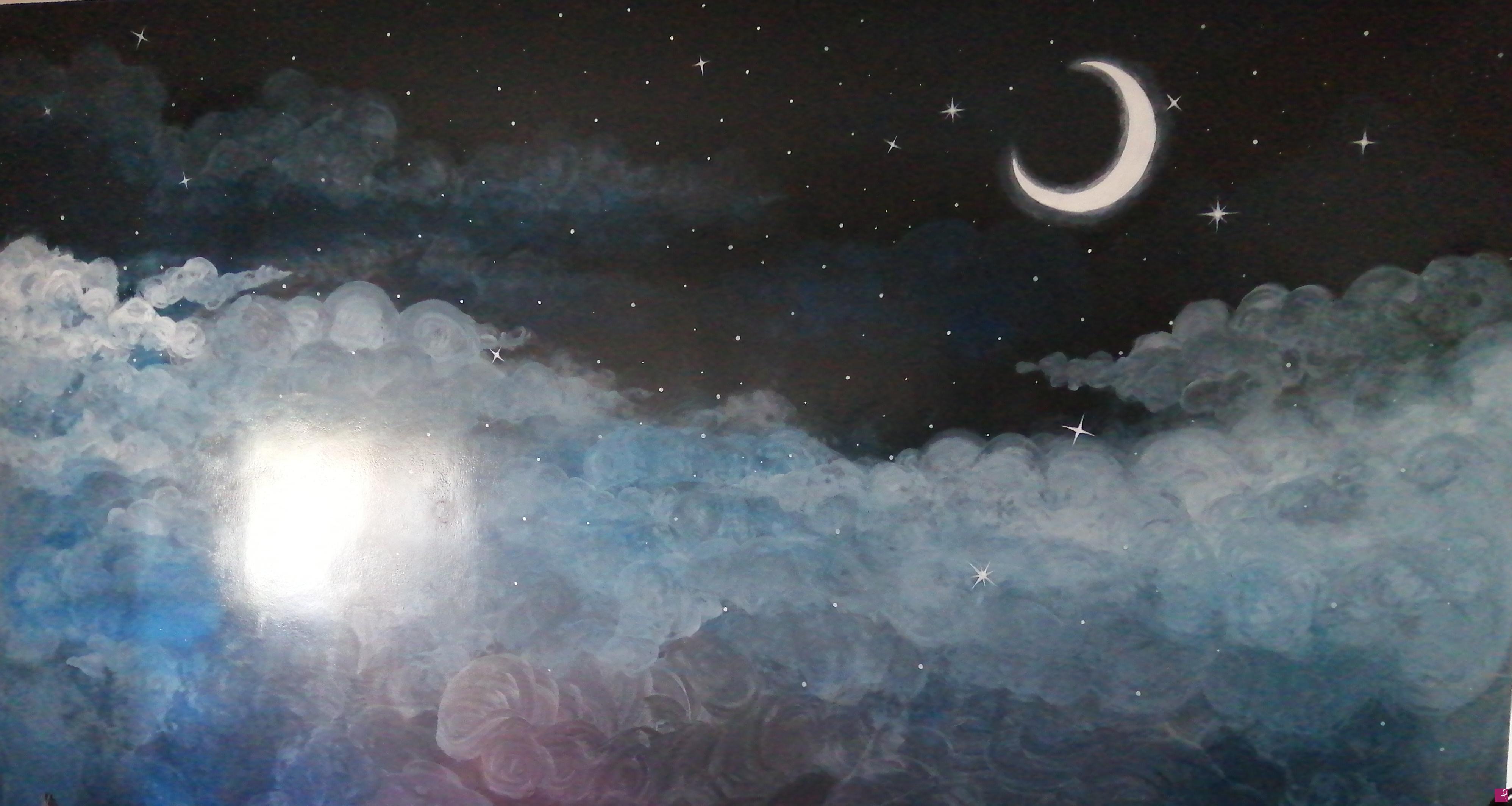 quadri in vendita online - Cielo notturno