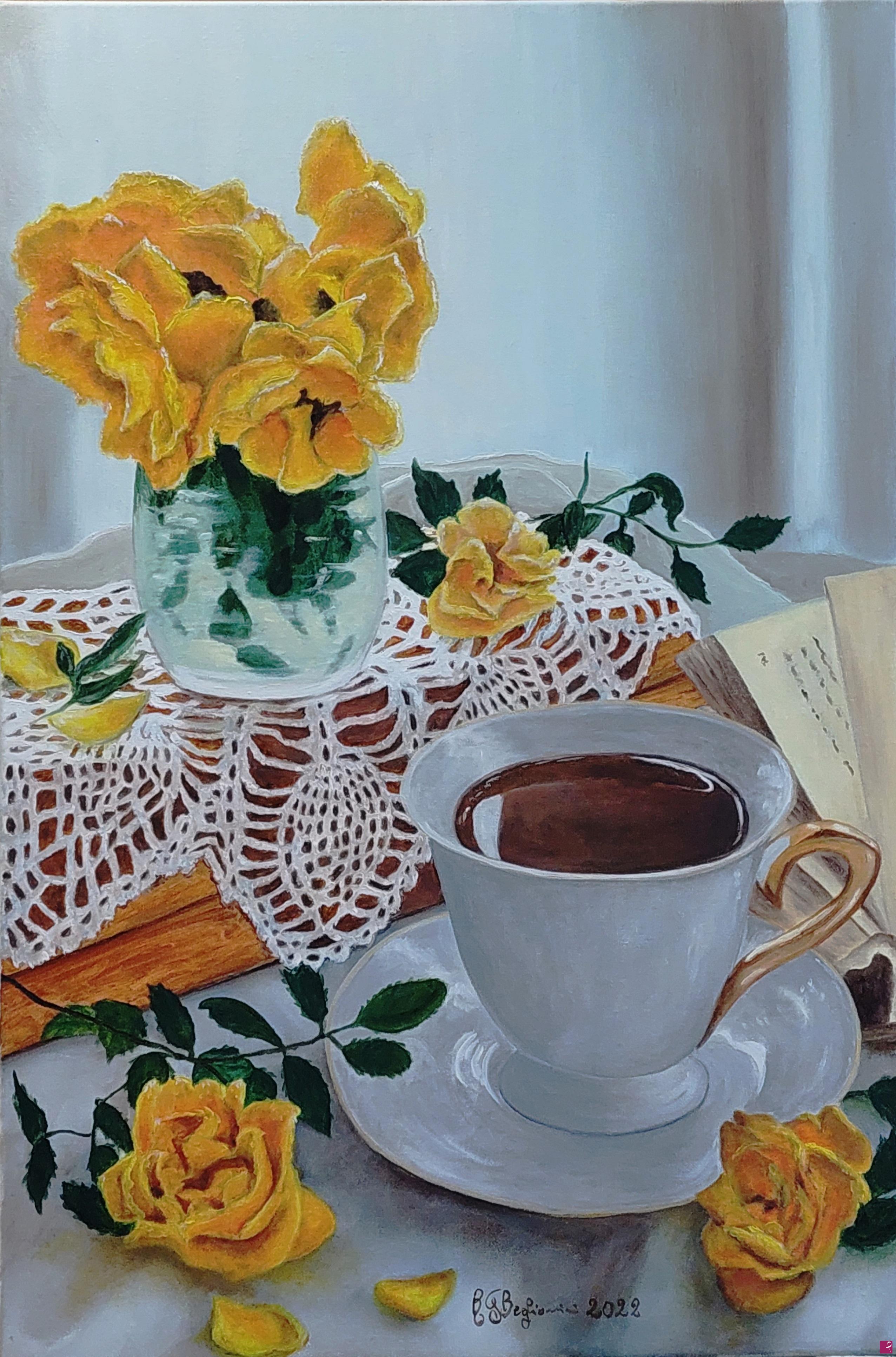 quadri in vendita online - CIOCCOLATA IN TAZZA