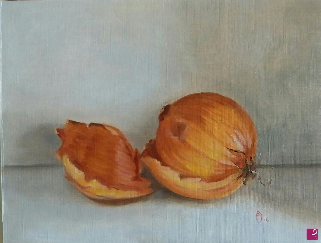 quadri in vendita online - Cipolla dorata