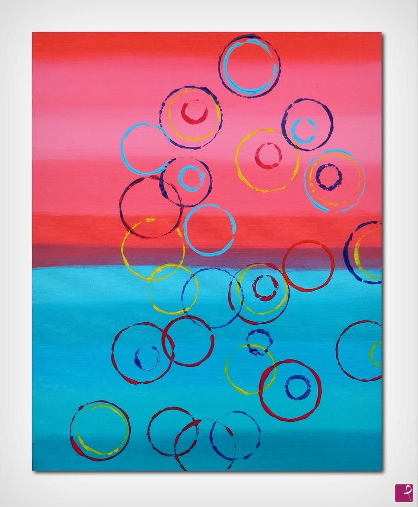 quadri in vendita online - Circles,  40x50 cm