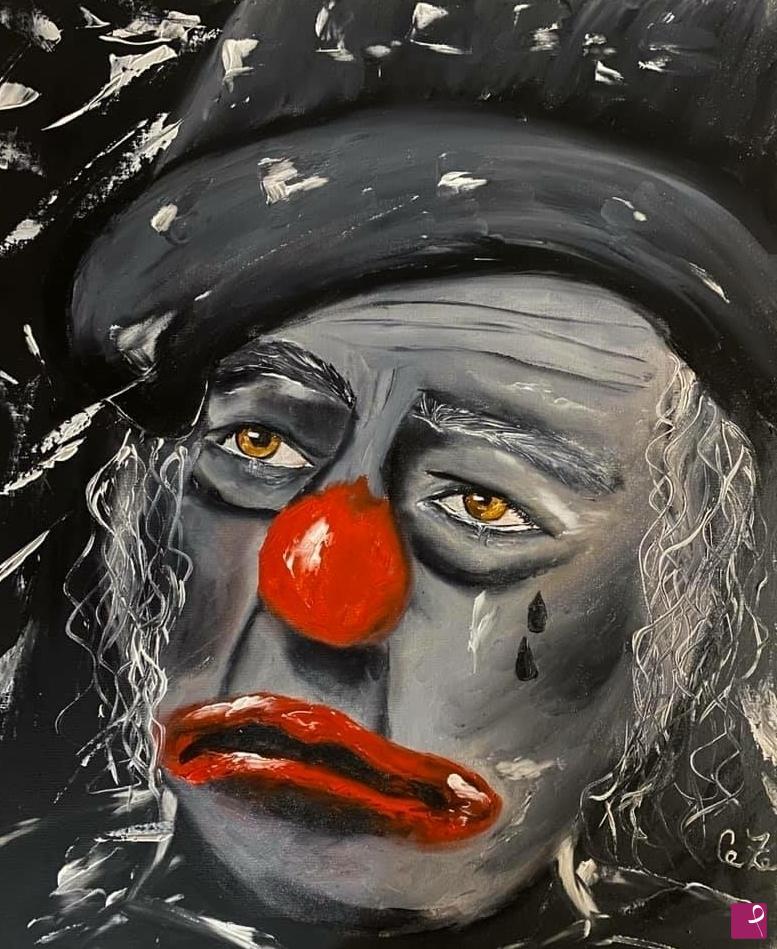 quadri in vendita online - clown