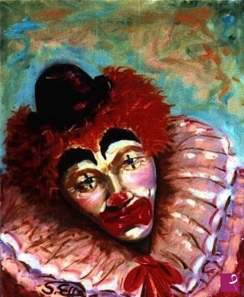 quadri in vendita online - Clown Togo