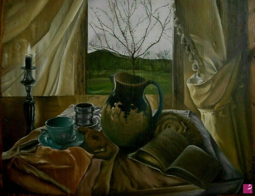 quadri in vendita online - COLAZIONE D' INVERNO