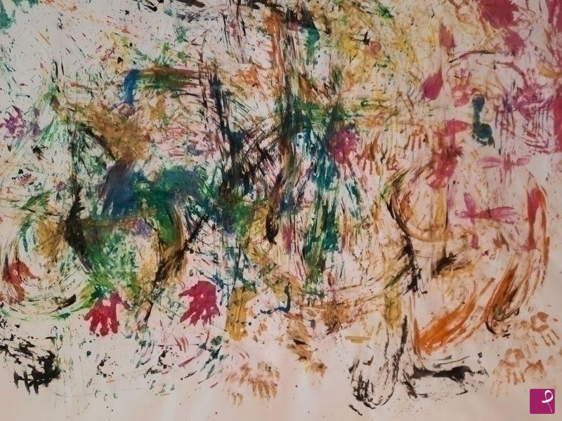 quadri in vendita online - Colori danzati 1