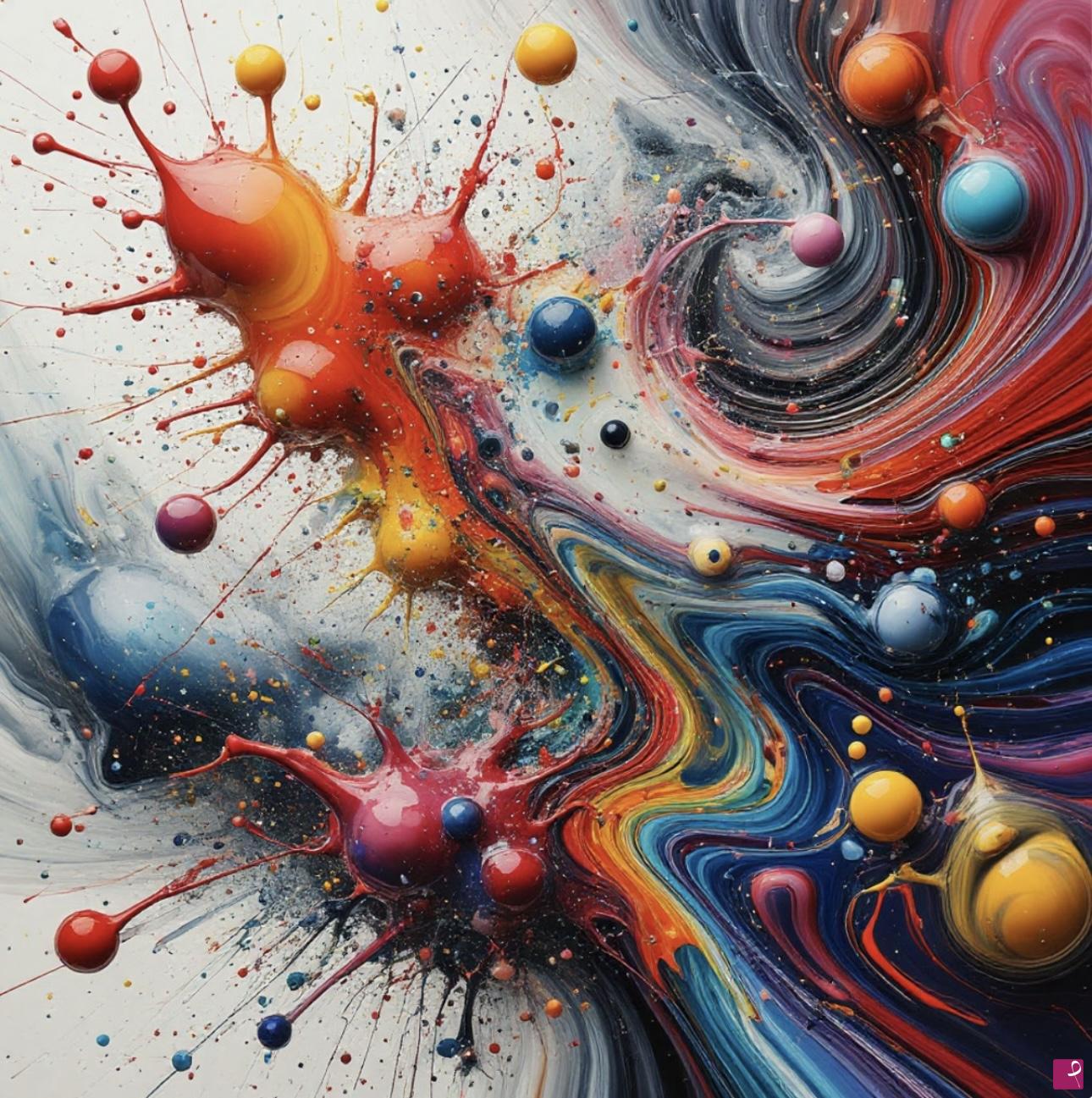 quadri in vendita online - Colour drops 