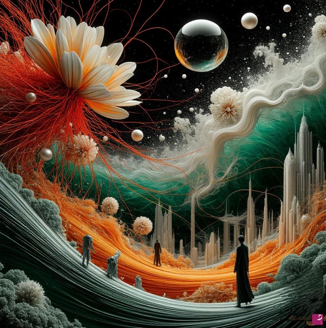 quadri in vendita online - Contemplation of the Unknown