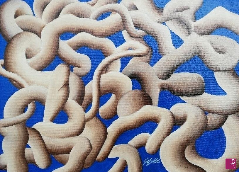 quadri in vendita online - Contorsioni spaziali