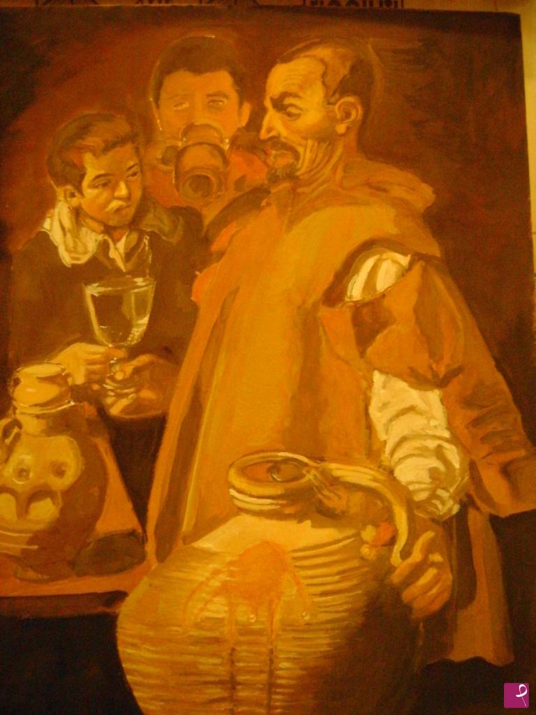 quadri in vendita online - Copia di Velasquez "Acquaiolo"
