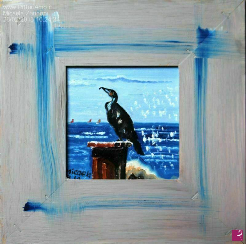 quadri in vendita online - Cormorano