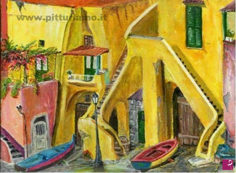 quadri in vendita online - Corricella - Procida