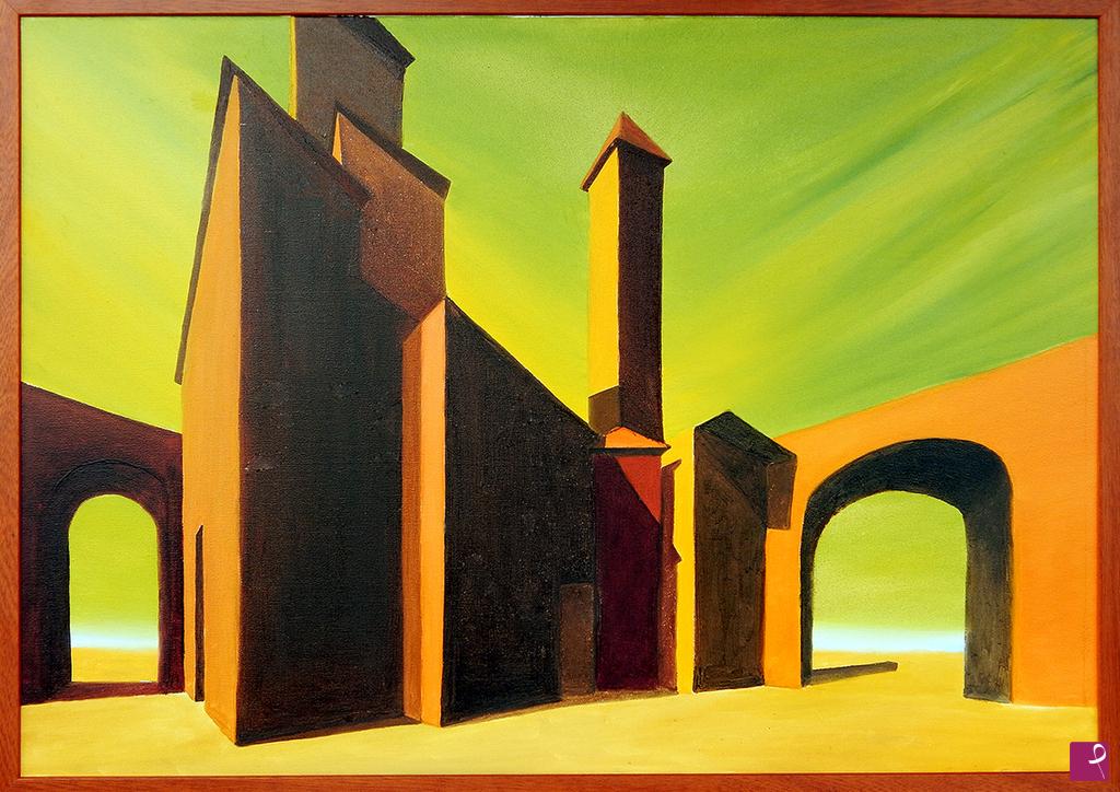 quadri in vendita online - Costruzioni surreali n. 11