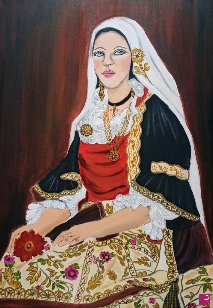 quadri in vendita online - Costume Sardo