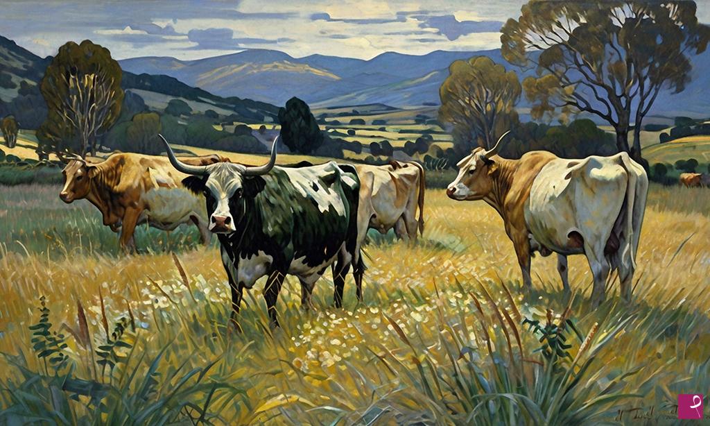 quadri in vendita online - Cows