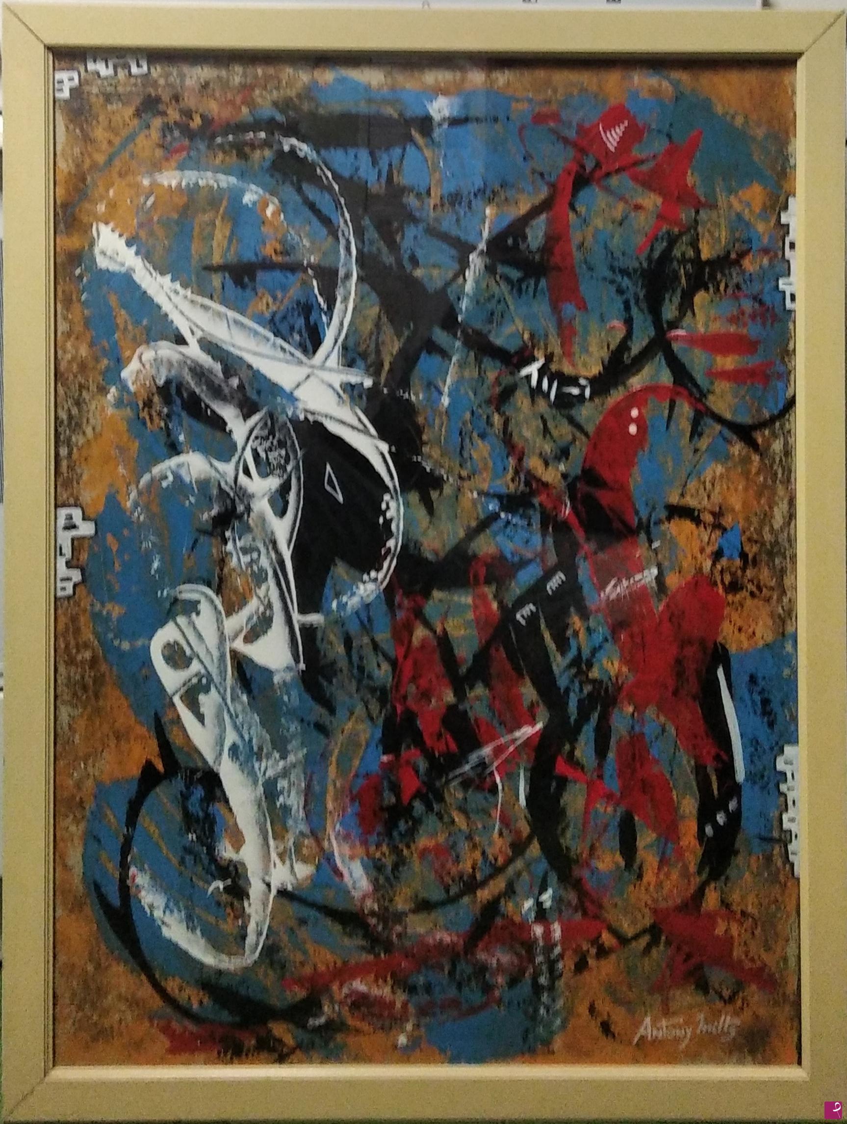 quadri in vendita online - crazy biker