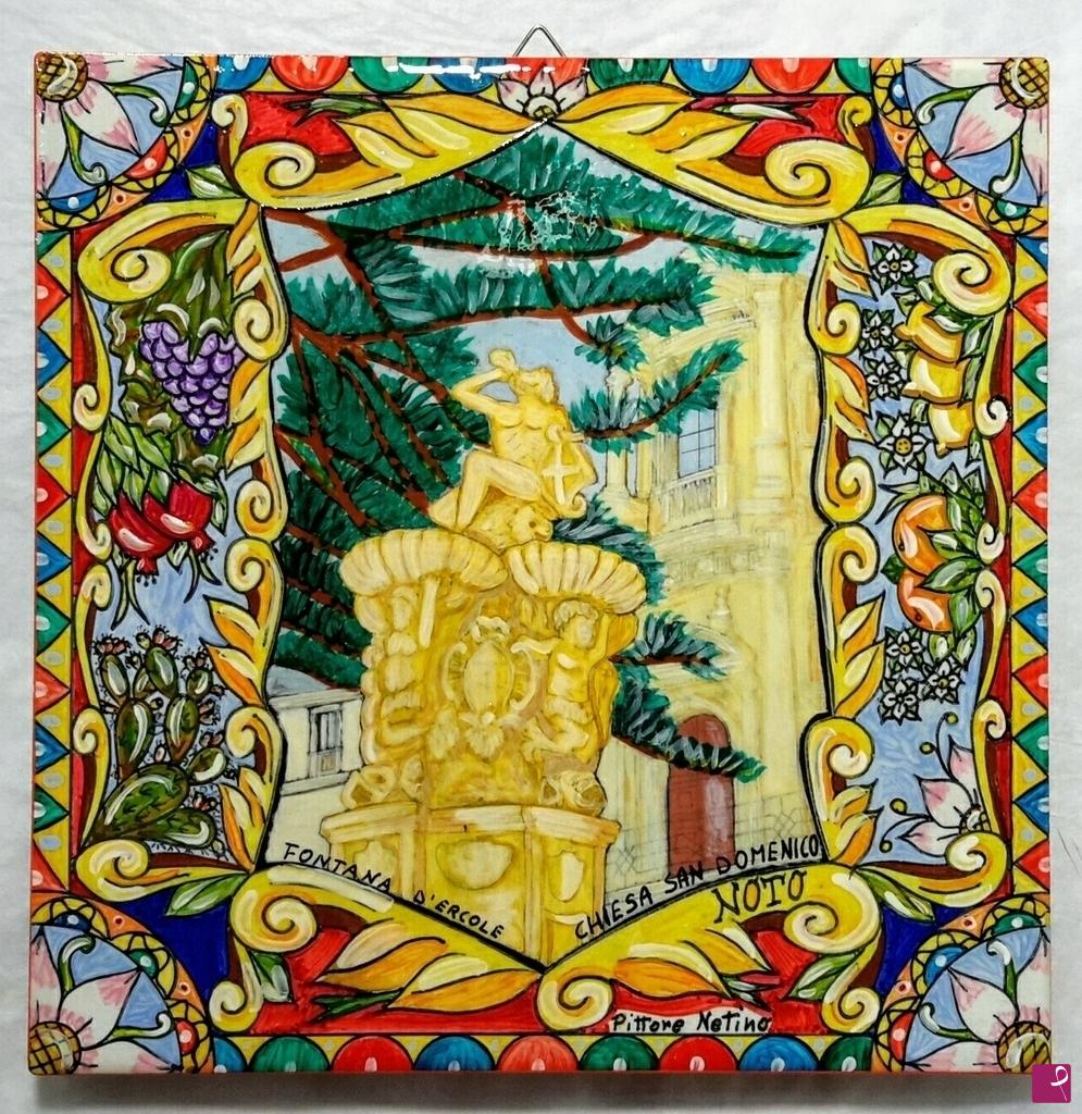 quadri in vendita online - Creazioni artistiche siciliane - collezione 2021 n.° 21   serie : souvenir siciliani  