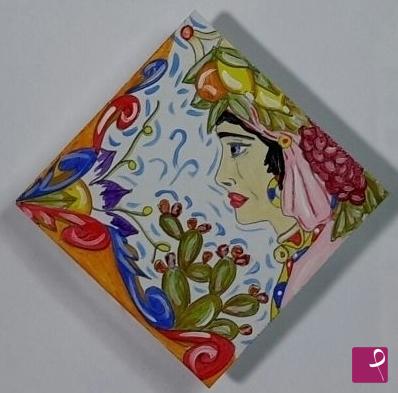 quadri in vendita online - Creazioni siciliane - collezione 2020 n.° 18 serie : souvenir siciliani