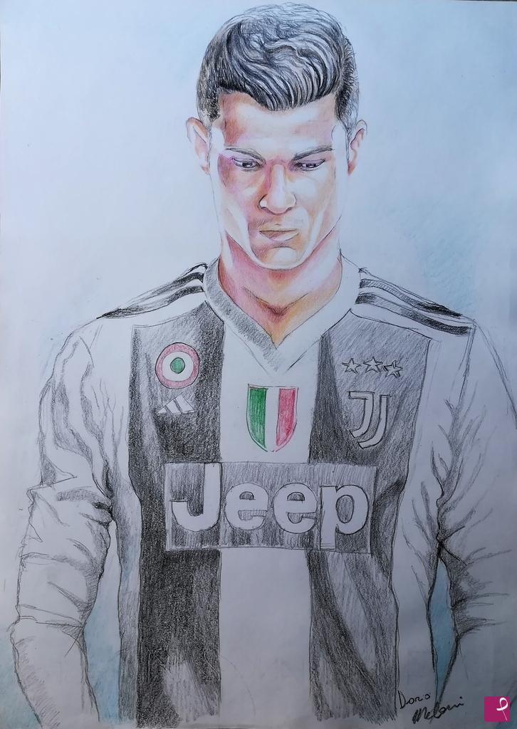 quadri in vendita online - Cristiano Ronaldo Juventus.