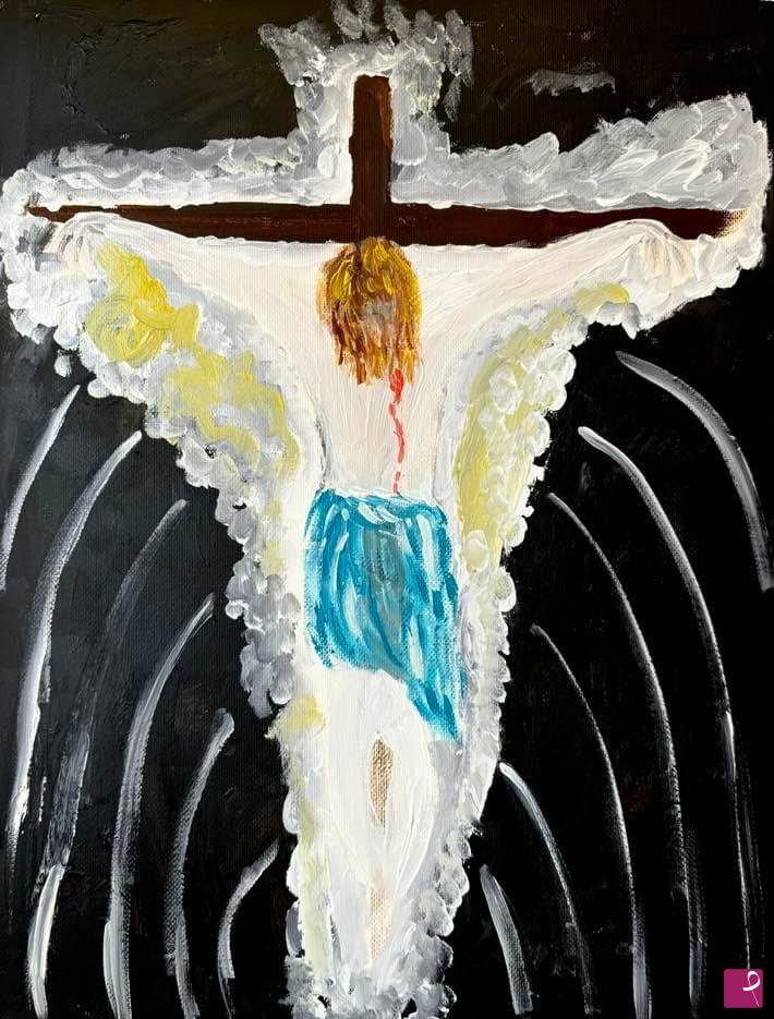 quadri in vendita online - Cristo nero