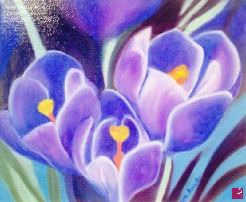 quadri in vendita online - "Crocus orientale"