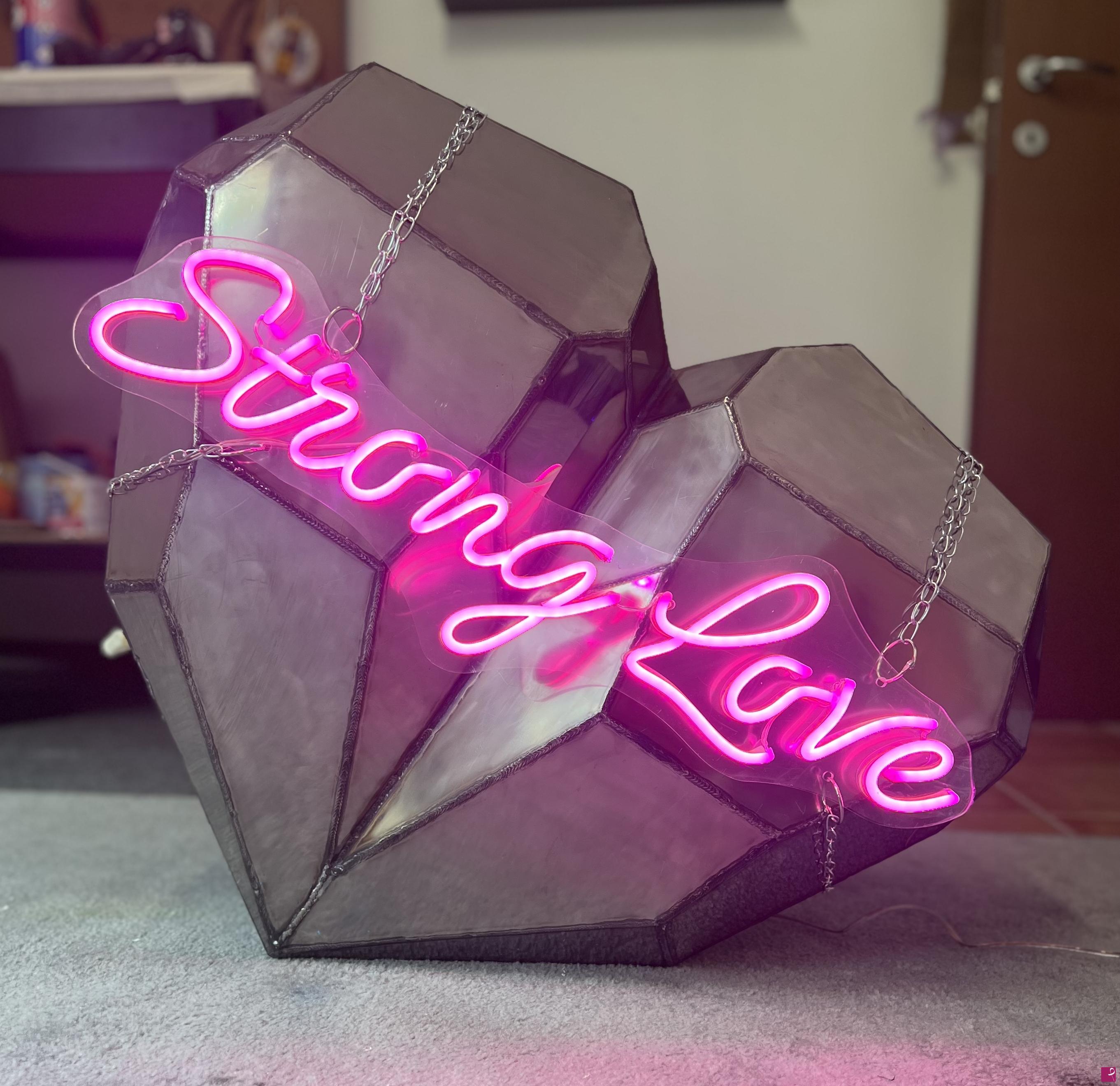 quadri in vendita online - Cuore Strong led