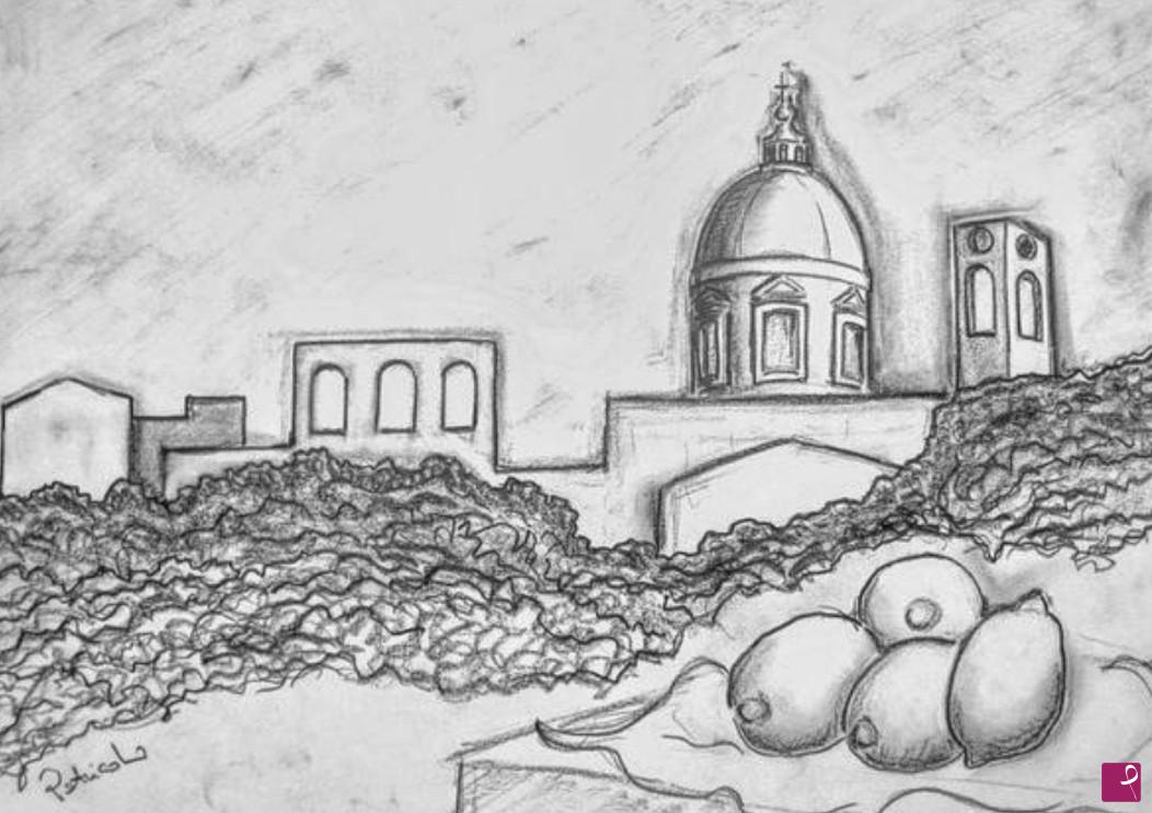 quadri in vendita online - Cupola e limoni