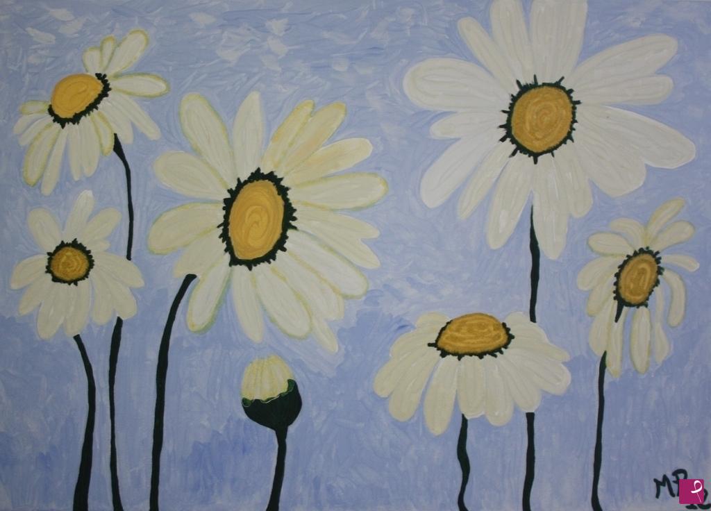 quadri in vendita online - Daisies 