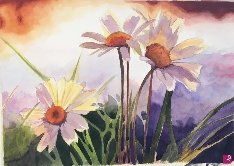 quadri in vendita online - DAISIES