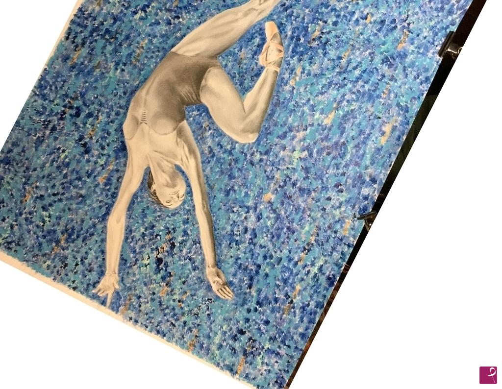quadri in vendita online - Dance in the blue