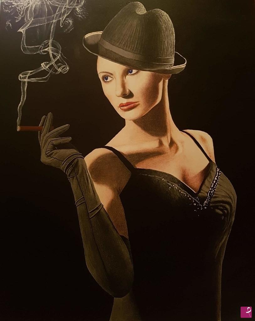 quadri in vendita online - dark lady