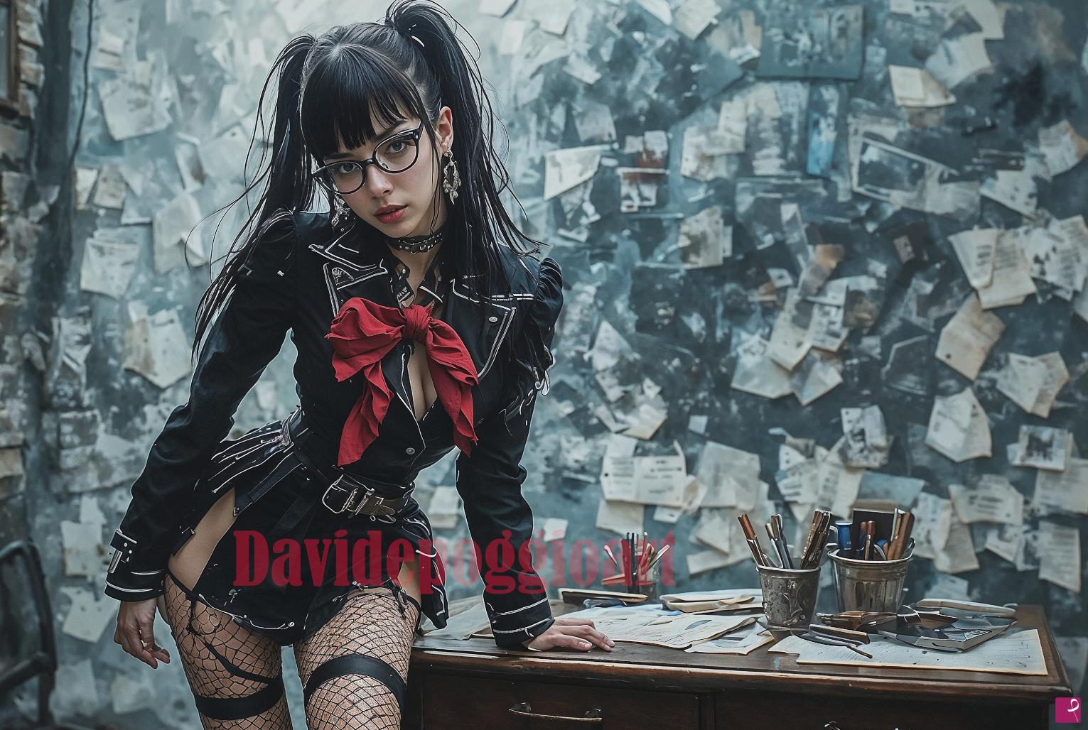 quadri in vendita online - Dark student