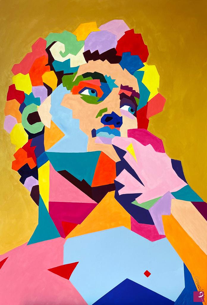 quadri in vendita online - David One, Michelangelo Pop Art