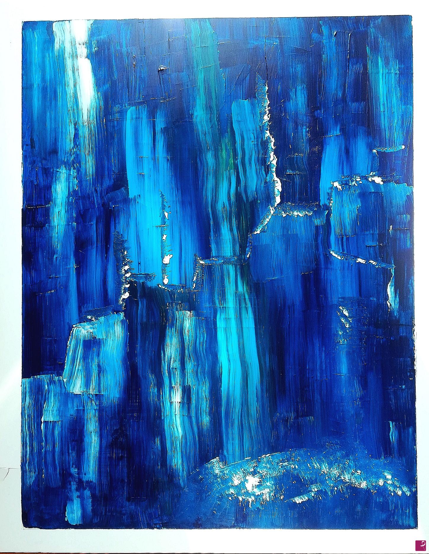 quadri in vendita online - Deep blue