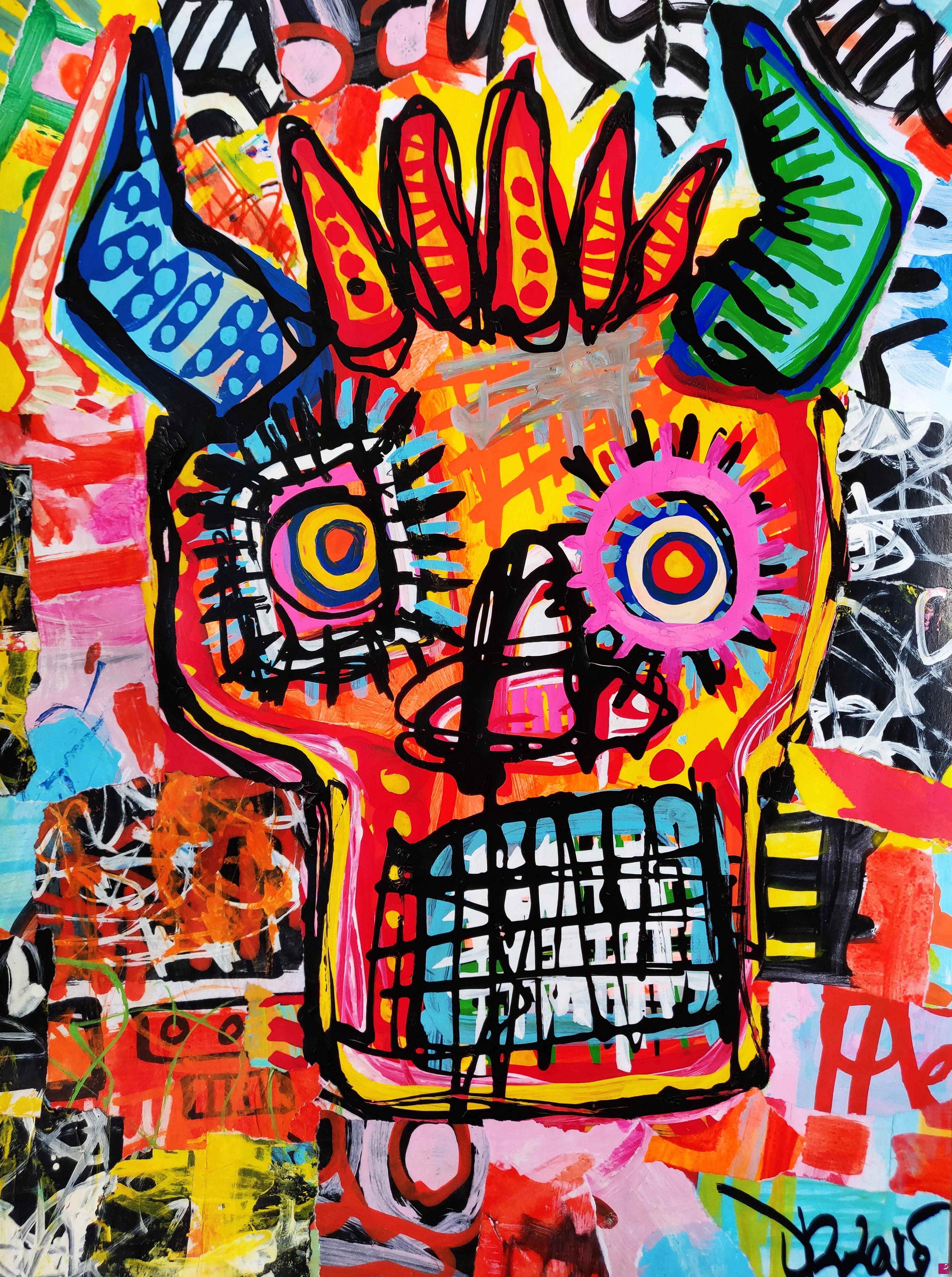 quadri in vendita online - Devil Skull