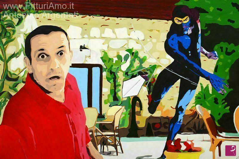 quadri in vendita online - Diabolik al Casale di Emma