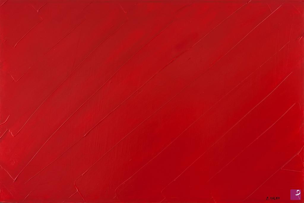 quadri in vendita online - Diagonal Red
