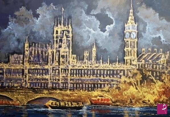 quadri in vendita online - Dipinto di Londra
