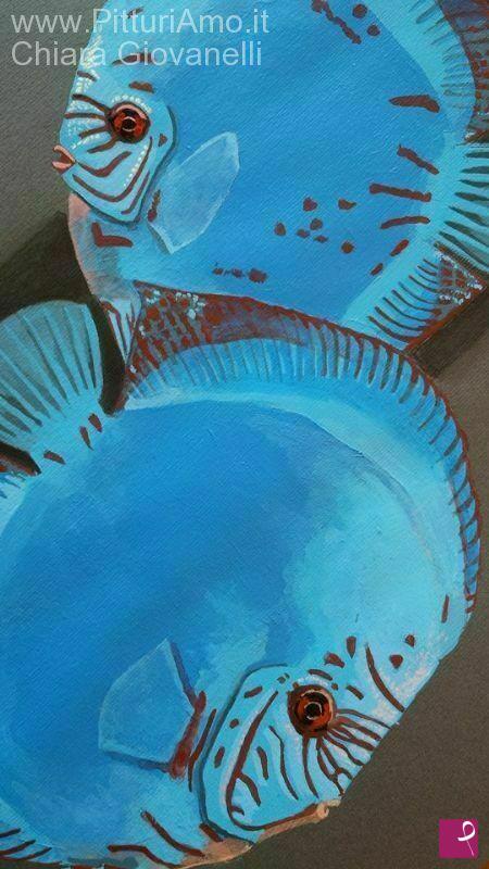 quadri in vendita online - Discus cobalt