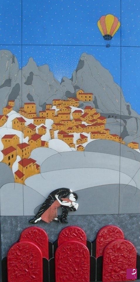 quadri in vendita online - Dolomiti Lucane_Castelmezzano