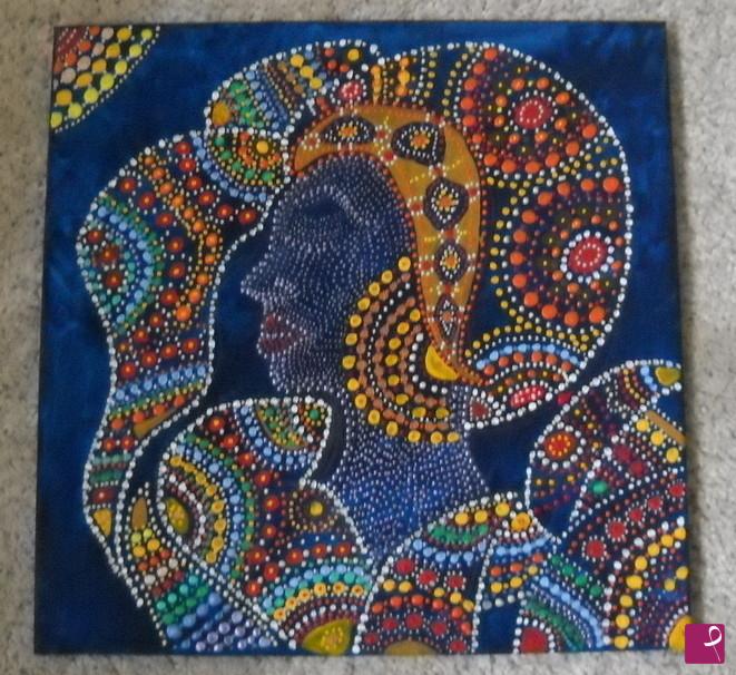 quadri in vendita online - DONNA  MANDALA  