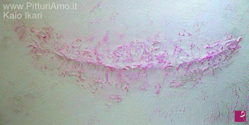 quadri in vendita online - DORSALE WHITE PINK