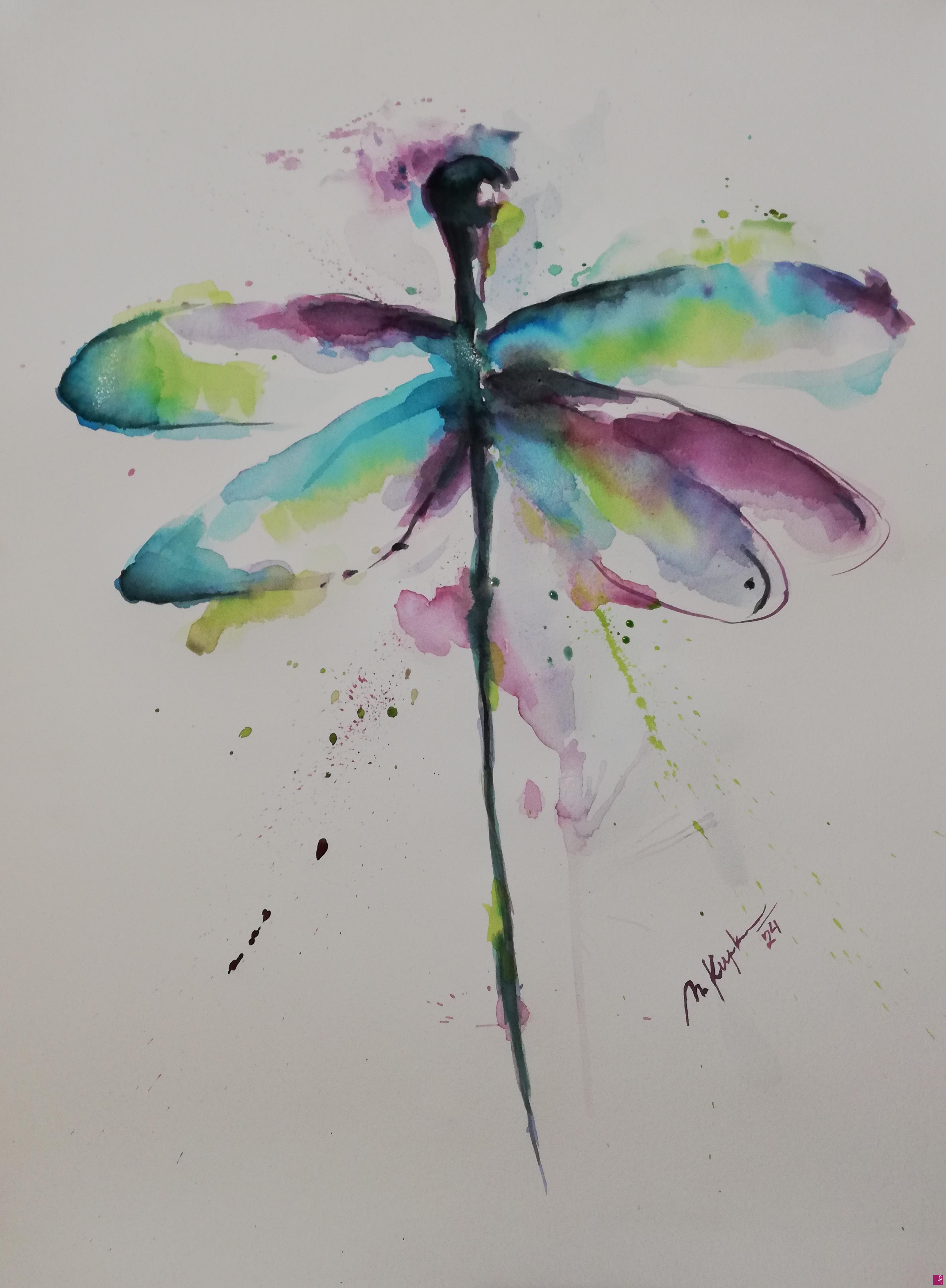 quadri in vendita online - Dragonfly