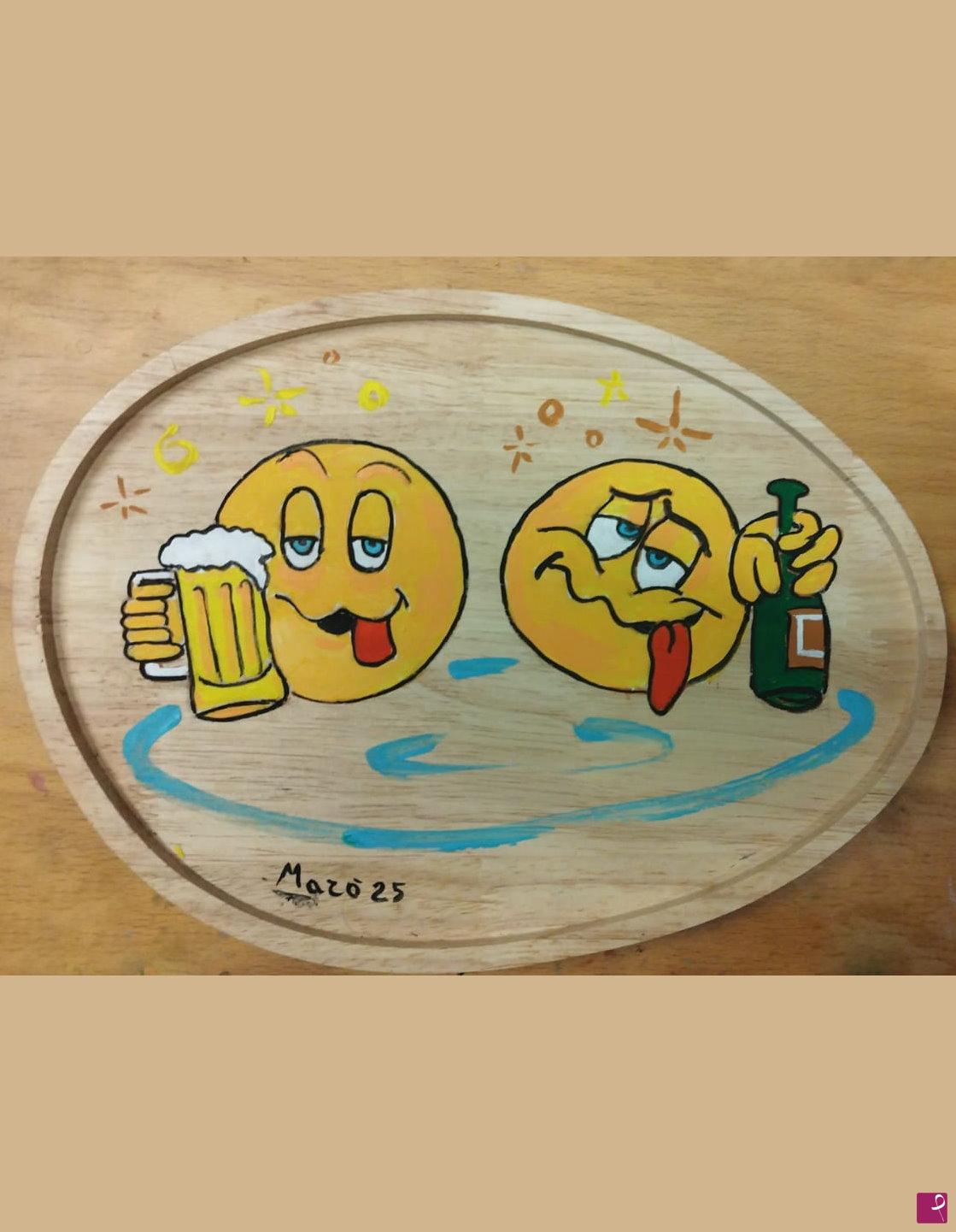 quadri in vendita online - drunken tray