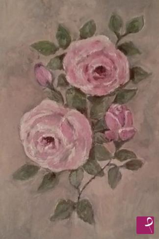 quadri in vendita online - DUE ROSE 