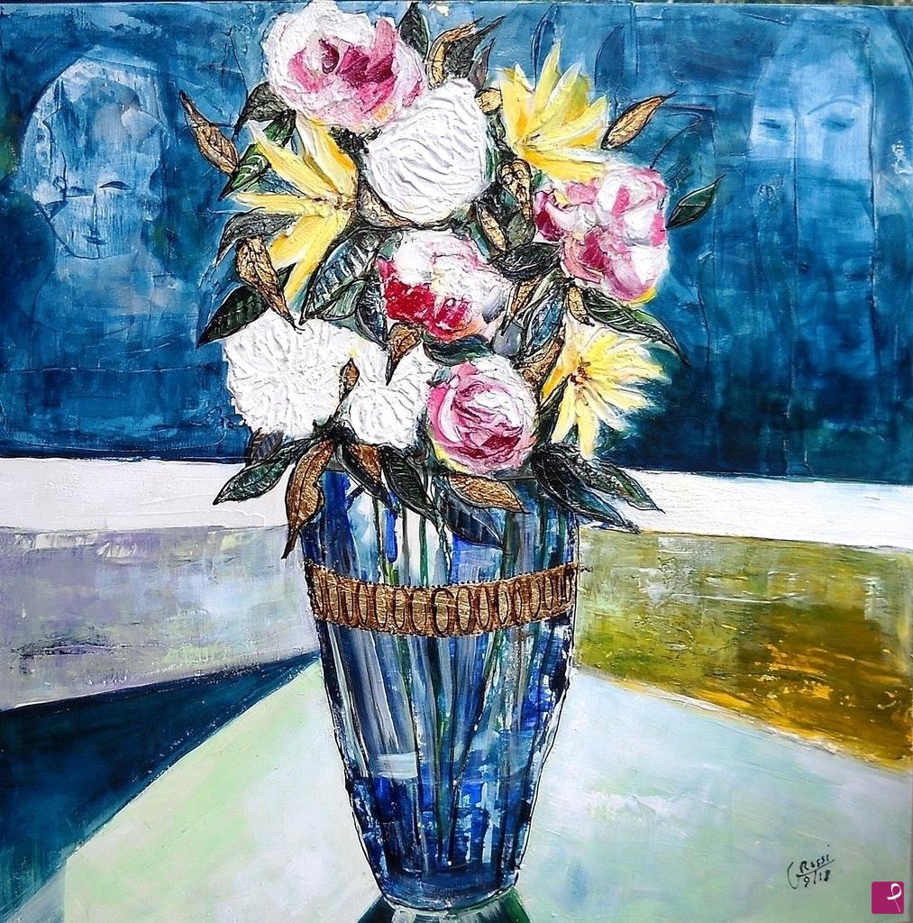 quadri in vendita online - "E' tutto un attimo" 80x80x4 cm