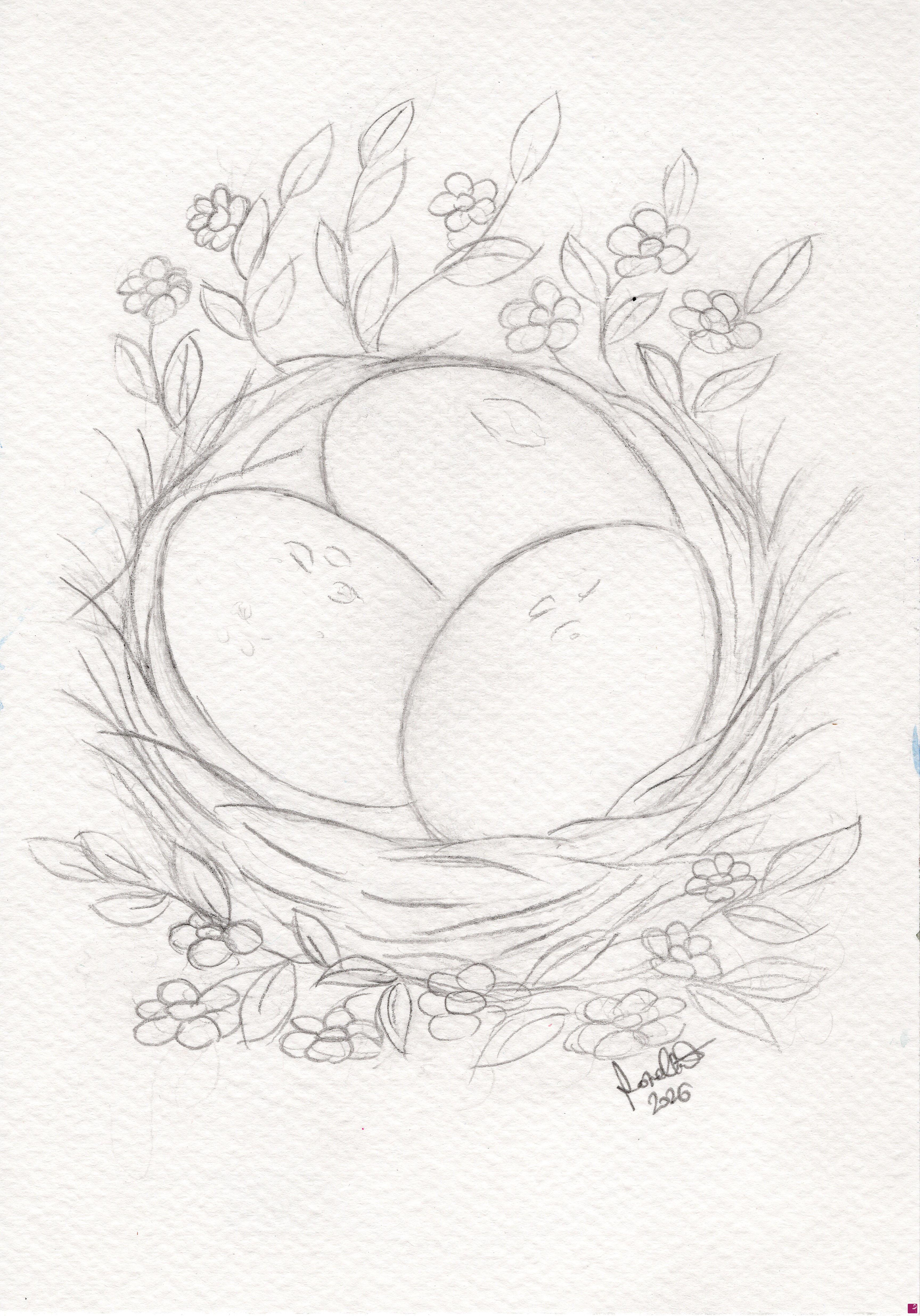 quadri in vendita online - Easter Eggs - Sketch