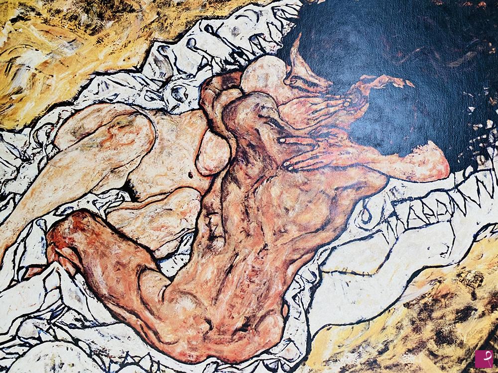 quadri in vendita online - Egon Schiele - L'étreinte (CFC FRANCE EDITION)