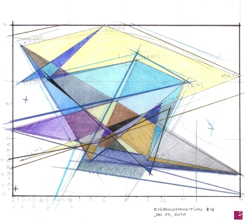 quadri in vendita online - eigencomposition 14 - sketch 01
